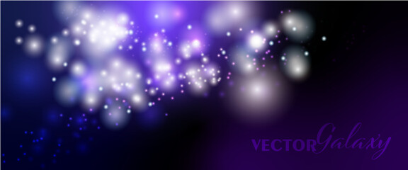 Wall Mural - magical color galaxy. space background ,realistic nebula and lots of shining stars. infinite univers