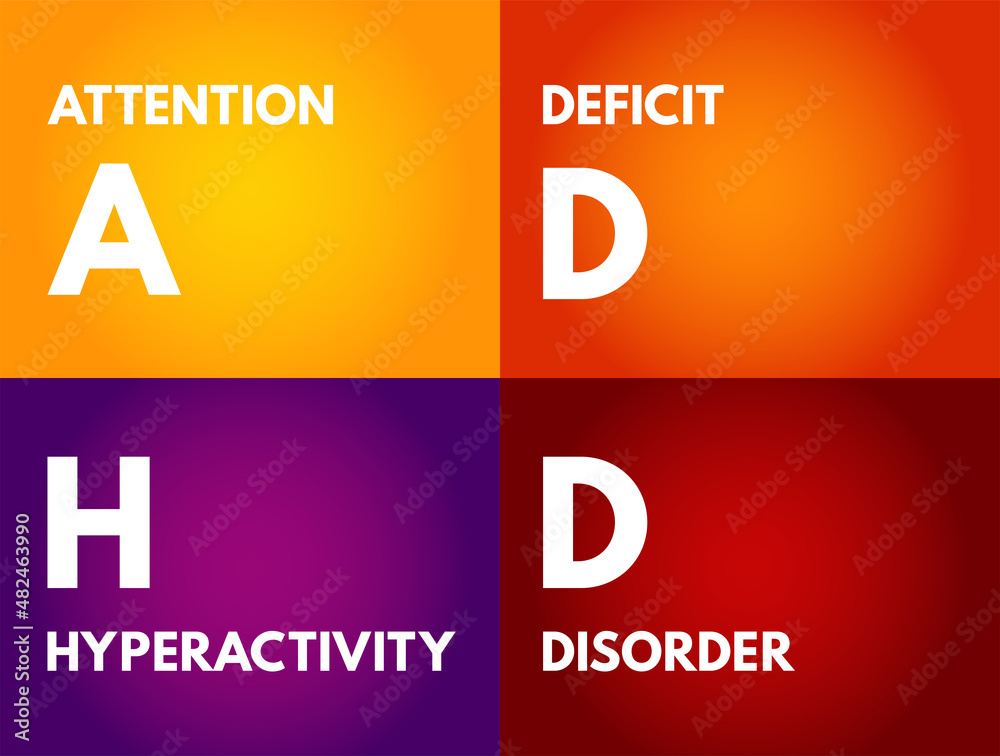 ADHD Attention Deficit Hyperactivity Disorder - brain disorder that ...