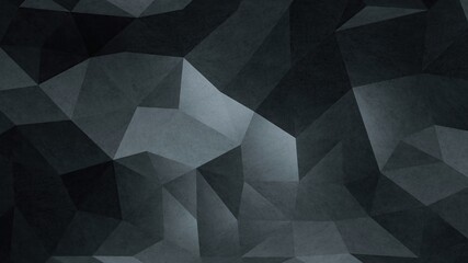 Aufkleber - Abstract Dark Minimalist Geometric Background - 3D rendering