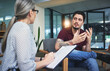 © Allistair/peopleimages.com - Give your feelings a voice. Shot of a young man having a therapeutic session with a psychologist.