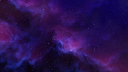 nebula gas cloud in deep outer space
