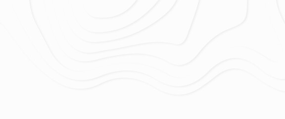 Poster - abstract circle blank paper white and gray tone vector background, abstract soft white background with waves, textured Papercut | background | abstract background| 