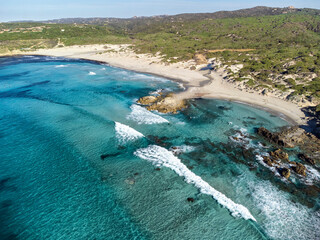 Sardegna: Aglientu, dune di sabbia bianca alla spiaggia di Rena Majore