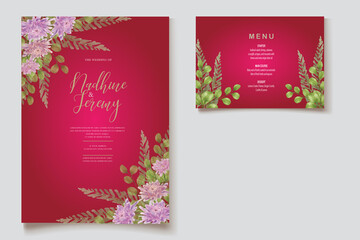 Canvas Print - wedding invitations cards sample