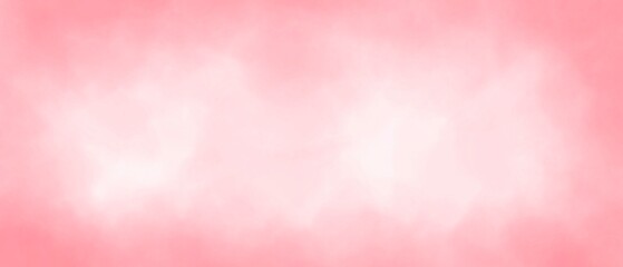 Leinwandbilder - light pink watercolor background hand-drawn with copy space for text. valentine's day concept	
