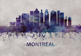 Fototapete - Montreal Canada skyline