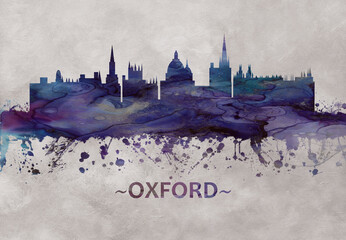 Wall Mural - Oxford England skyline