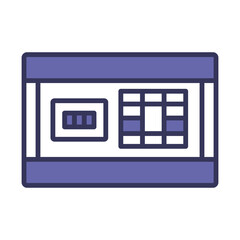 Sticker - Circuit Breakers Box Icon