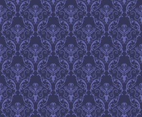 Wall Mural - Damask Seamless Pattern