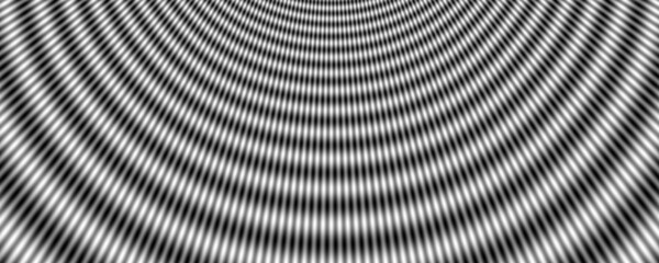 Poster - Gray monochrome illustration optical illusion background