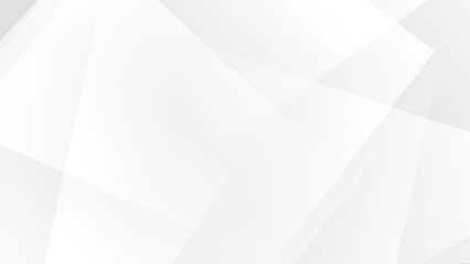 White corporate abstract background of looping animated gradient geometric shapes 