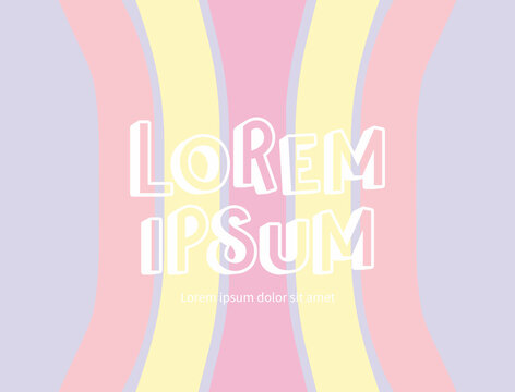 illustration of a retro line background. party wallpaper, abstract line shape design.