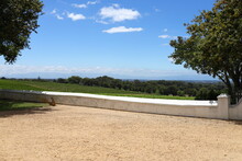 A View From Groot Constantia Over Vineyards Towards The Cape Flats.