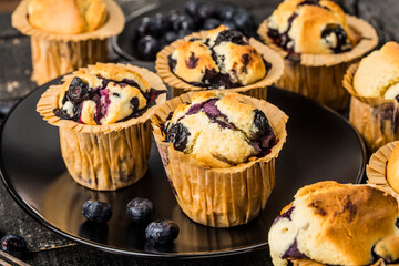 Poster - Dessert: Fresh Blueberry Muffin Cake