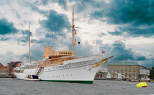Danish Queen's Royal Yacht Moored