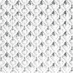 Poster - Rich, heavy fabric texture. Vector texture of weaving cloth. Grunge background. Abstract halftone vector illustration. Overlay for interesting effect and depth. Black isolated on white background.