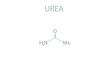 © Inna - Urea molecular skeletal chemical formula.