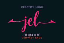 JEL   Lettering Logo Is Simple, Easy To Understand And Authoritative