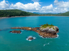 Wedge Island Cape Hillsborough Australia Drone Landscape
