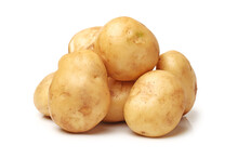 Potatoes Isolated On White Background