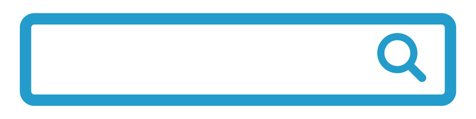 Aufkleber - Search box and magnifying glass. Internet search. Vector.