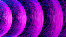 Shining Purple Stripes Form A Beautiful Circular Pattern Against An Attractive Colorful Background. Colorful Background Design For Your Cover, Social Media, Web And Content Needs. High Quality.