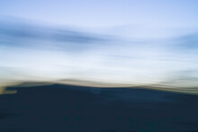 Abstract Intentional Camera Movement Effect Long Exposure Landscape.