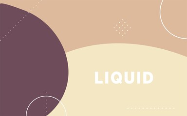 Wall Mural - modern abstract liquid color background banner design.