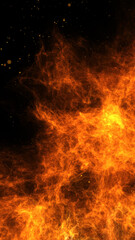 Wall Mural - abstract blaze fire flame texture