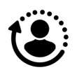 © YoGinta - Employee retention icon. Vector illustration