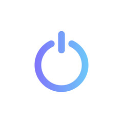 Poster - power vector icon with gradient