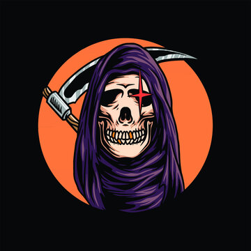 grim reaper vector design