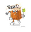 © dataimasu - tea bag throwing baseball vector. cartoon character