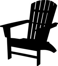 Adirondack Chairs Silhouettes PNG SVG EPS Adirondack Chairs Vector Adirondack Chairs Clipart