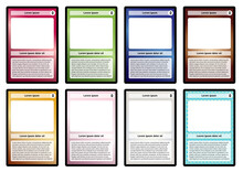 Trading Card Game Template - TCG - Vector	