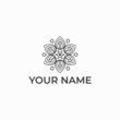 © ellistya - Abstract mandala flower logo design. Elegant premium ornament vector