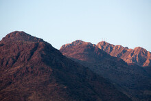 Landscape Of The Franklin Mountains Of West Texas
