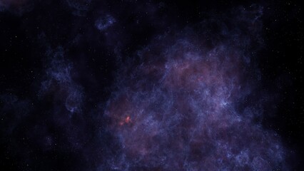 Wall Mural - deep space nebula with bright stars. multicolor starfield infinite space. milky way. outer space bac