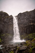waterfall in iceland with iconic formation