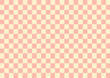 Chessboard Retro 70s 90s Texture Background.