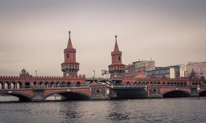 Wall Mural - bridge with towers in Berlin 