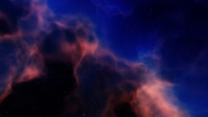 nebula gas cloud in deep outer space	
