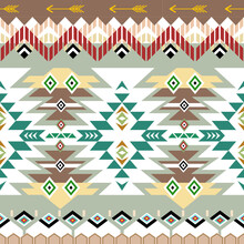 Seamless Tribal Pattern, Green-brown, Brown, Ethnic Jewelry With Quad Triangle And Stripes Textile Design, Wrap, Paper, Jewelry, Pattern Design Fabric.
