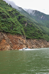 Wall Mural - Landscape of the Three Gorges of the Yangtze River in China