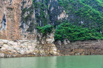 Wall Mural - Landscape of the Three Gorges of the Yangtze River in China