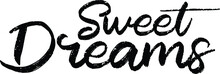  Sweet Dreams Bold Brush Typographic Text 
