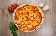 © constantin - pizza quatro formaggi and cherry tomato