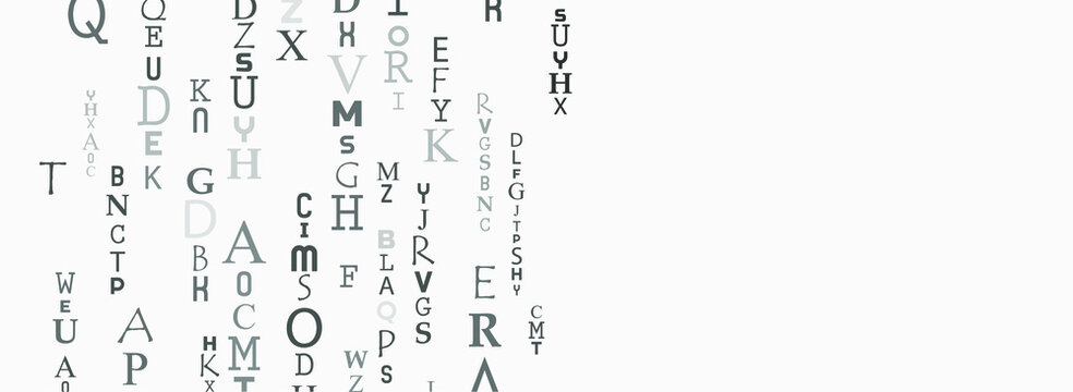 abstract background with alphabet	