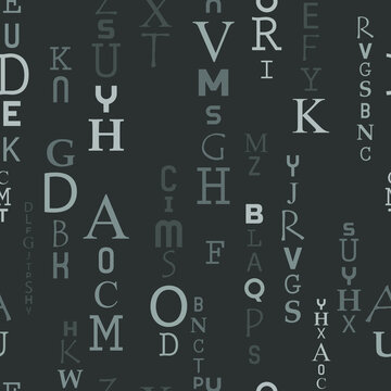 abstract background with alphabet	