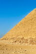 The Pyramid of Chephren, the Pyramid of Menkaure and its companions in the sands of Giza desert, Egypt